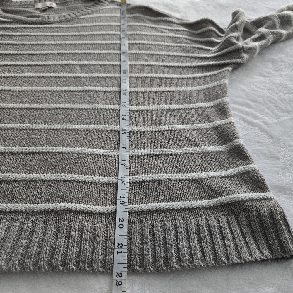 SO Sweater Women's Soft Acrylic Long Sleeve Striped XL - Picture 8 of 8